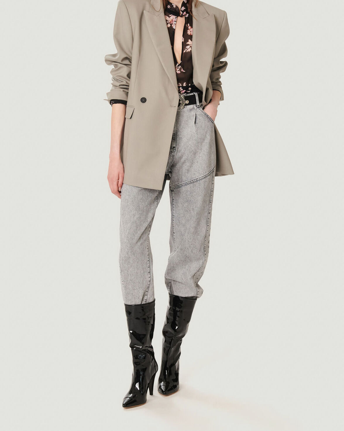 FLEMI OVERSIZED DOUBLE BREASTED BLAZER image number null